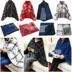 Cozy & Stylish Wearable Shawl Blanket - Perfect for Home, Office, and Travel!