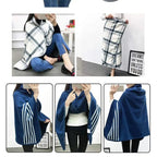 Cozy & Stylish Wearable Shawl Blanket - Perfect for Home, Office, and Travel!
